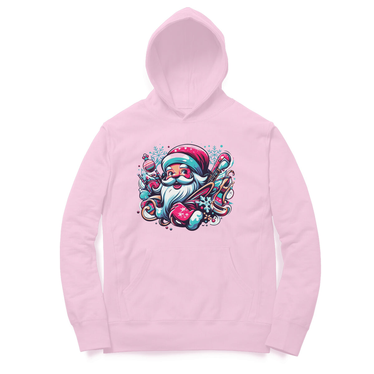 Santa's Delight Unisex Hoodie - Festive Cheer Collection