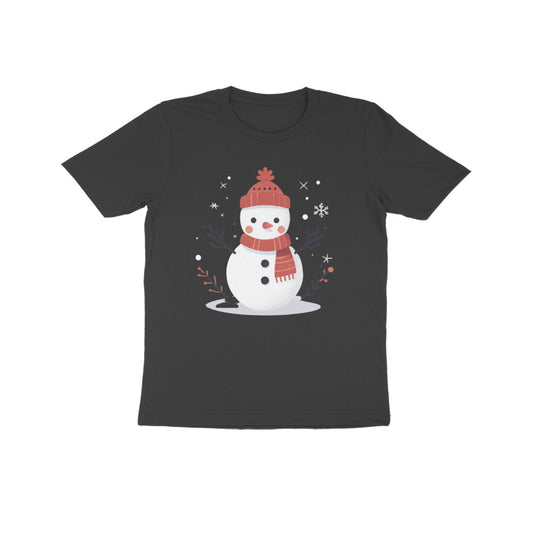 Frosty Whimsy: Kid's Snowman Wonderland T-Shirt