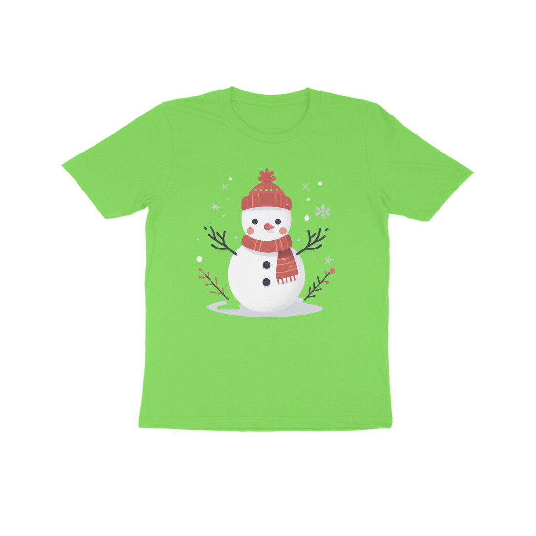 Frosty Whimsy: Kid's Snowman Wonderland T-Shirt