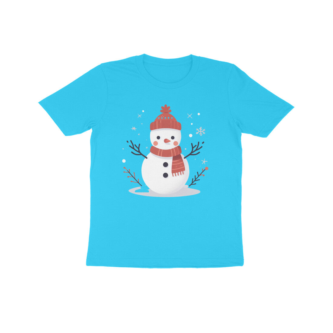 Frosty Whimsy: Kid's Snowman Wonderland T-Shirt