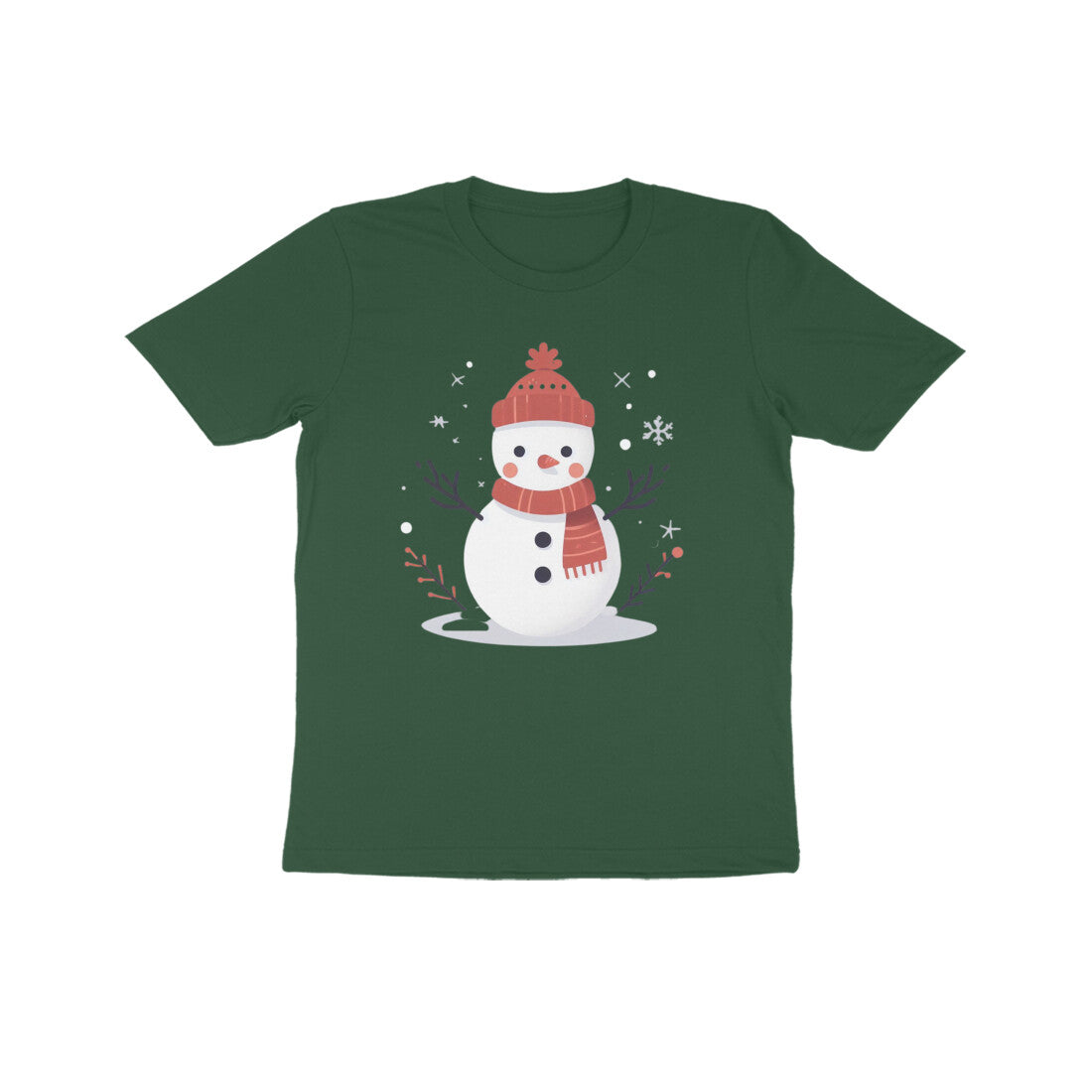 Frosty Whimsy: Kid's Snowman Wonderland T-Shirt