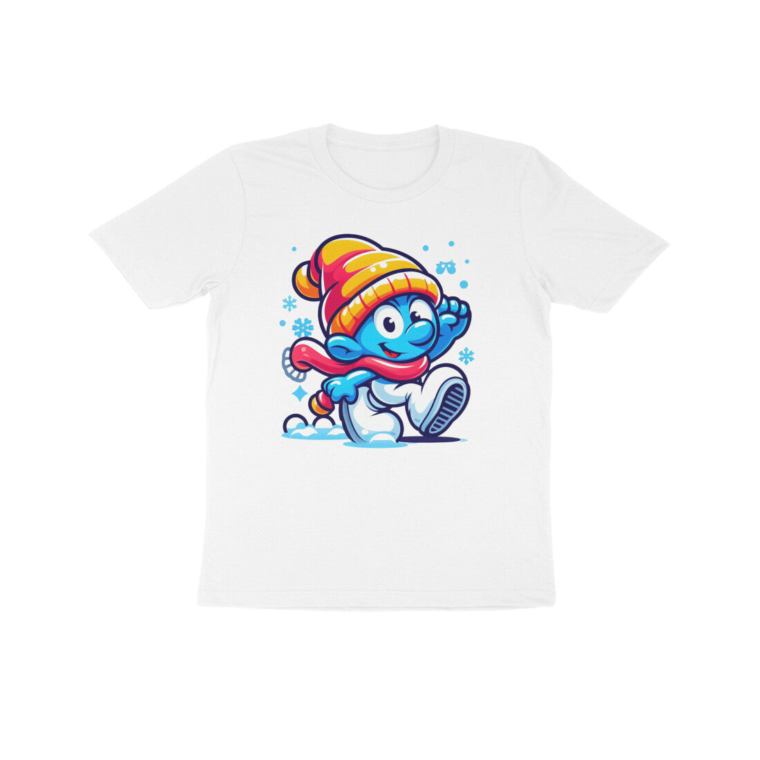 Festive Fun: Kid's Smurf Christmas T-Shirt