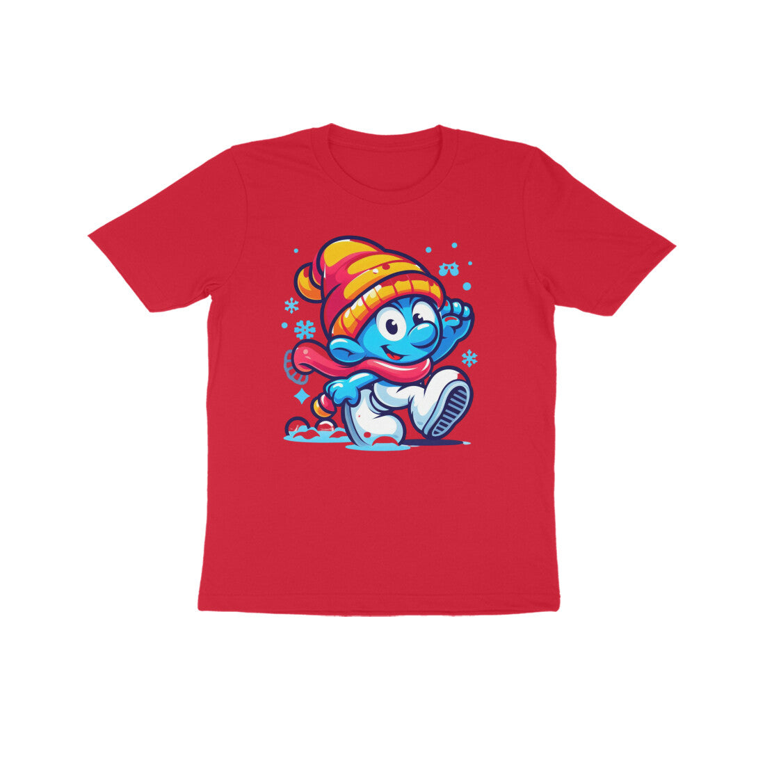 Festive Fun: Kid's Smurf Christmas T-Shirt
