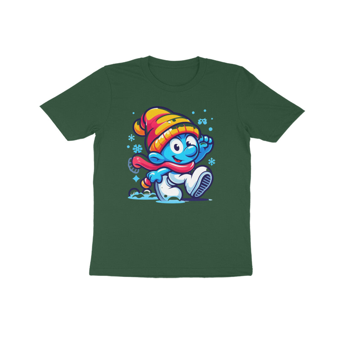 Festive Fun: Kid's Smurf Christmas T-Shirt