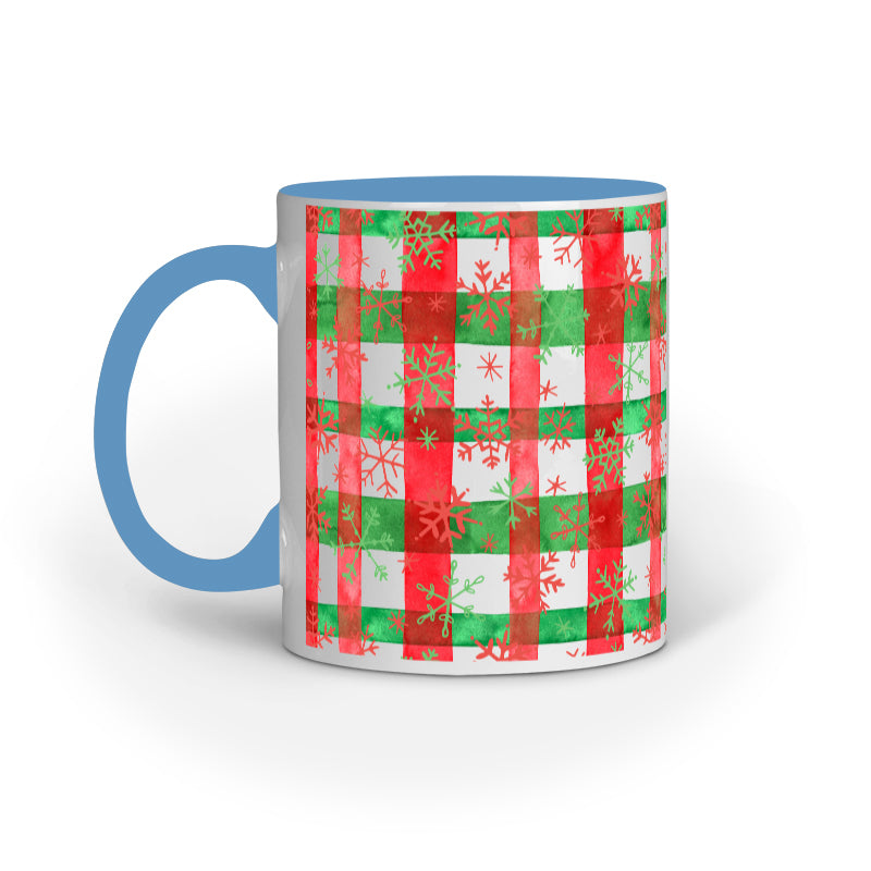 Festive Elegance: Christmas Mug Collection with Diverse Patterns