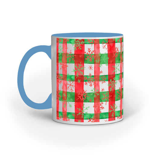 Festive Elegance: Christmas Mug Collection with Diverse Patterns