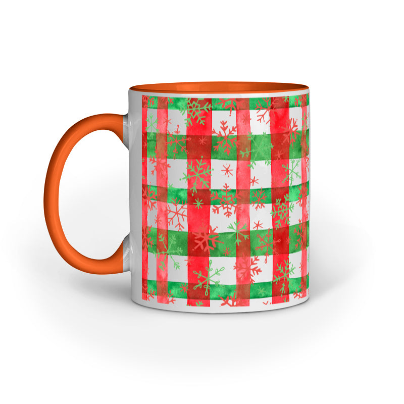Festive Elegance: Christmas Mug Collection with Diverse Patterns