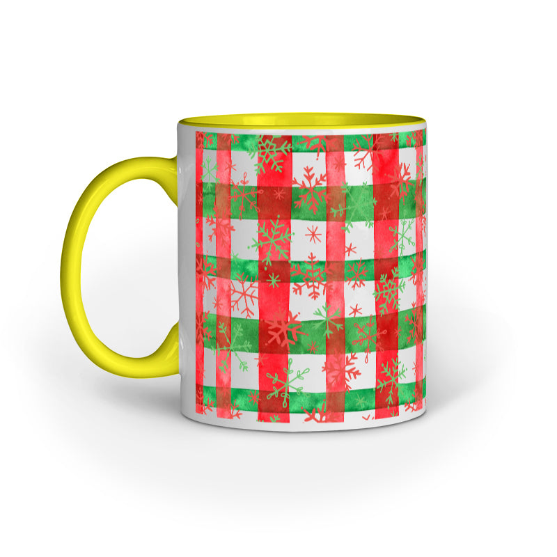 Festive Elegance: Christmas Mug Collection with Diverse Patterns