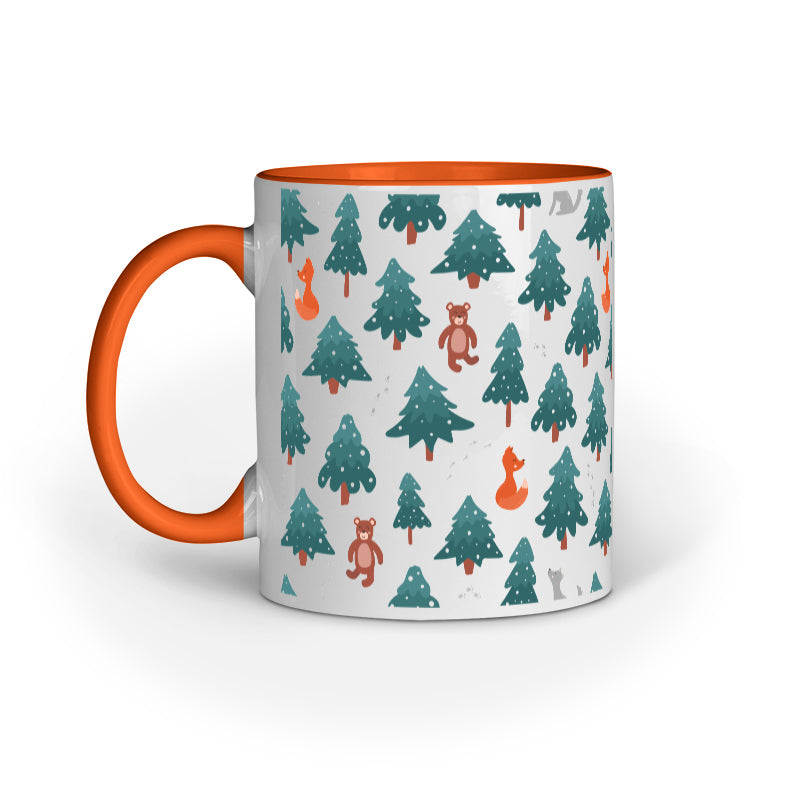 Festive Elegance: Christmas Mug Collection with Diverse Patterns