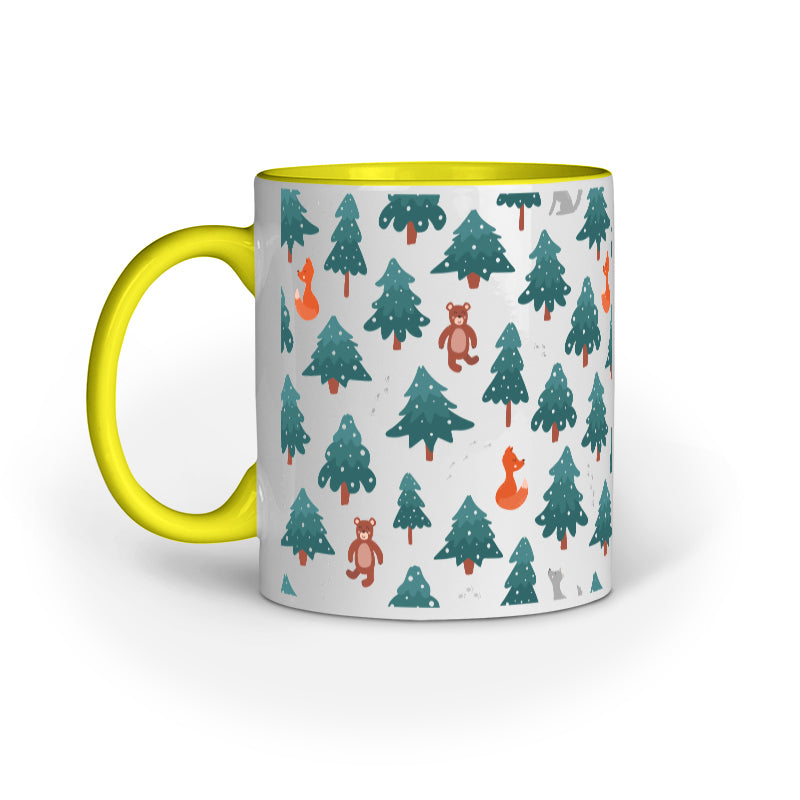 Festive Elegance: Christmas Mug Collection with Diverse Patterns