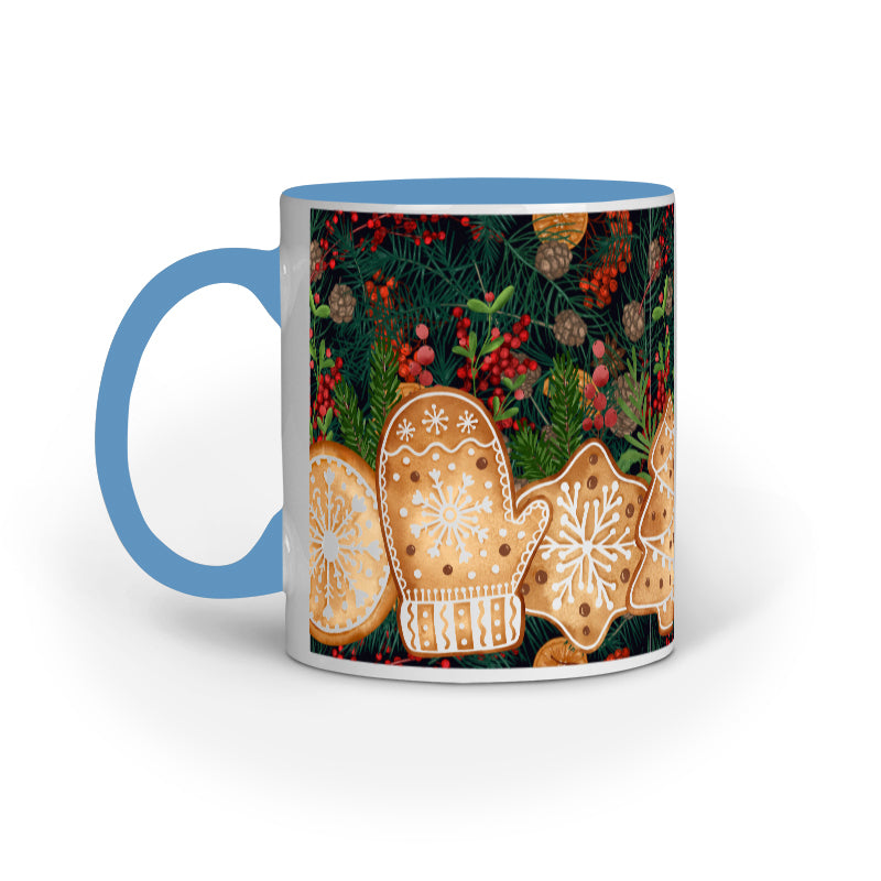 Festive Elegance: Christmas Mug Collection with Diverse Patterns