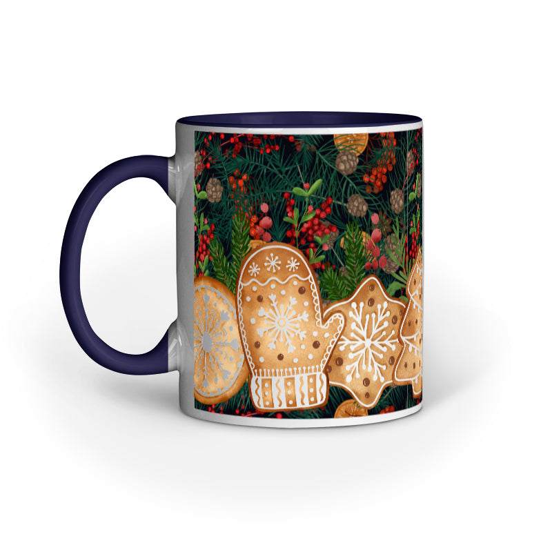 Festive Elegance: Christmas Mug Collection with Diverse Patterns