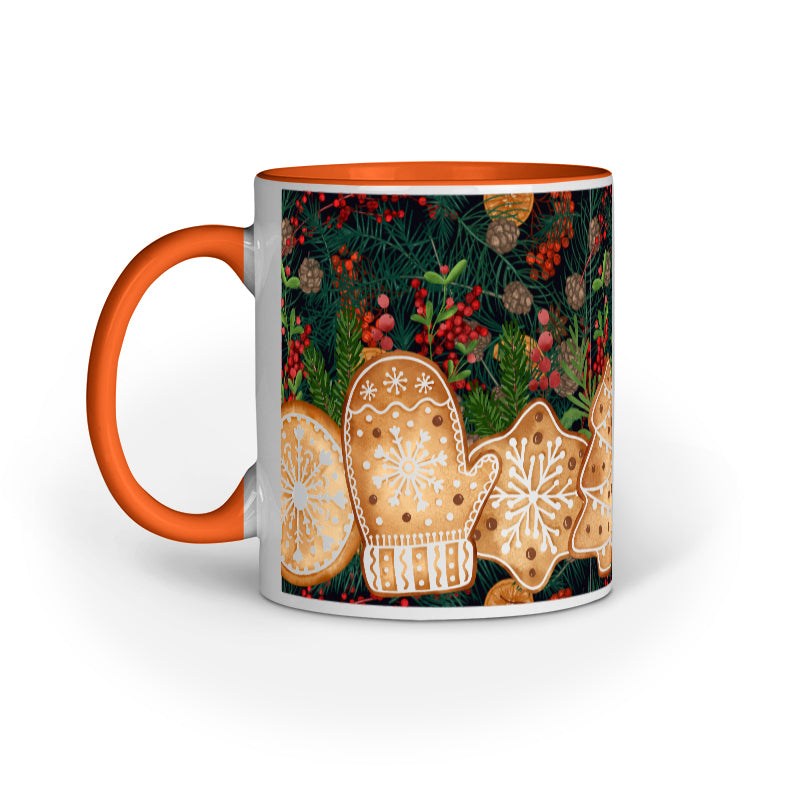 Festive Elegance: Christmas Mug Collection with Diverse Patterns