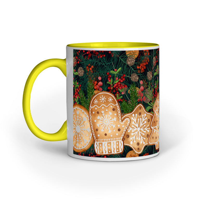 Festive Elegance: Christmas Mug Collection with Diverse Patterns