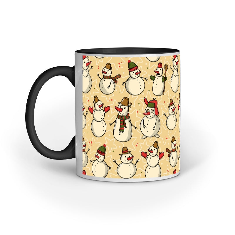Festive Elegance: Christmas Mug Collection with Diverse Patterns