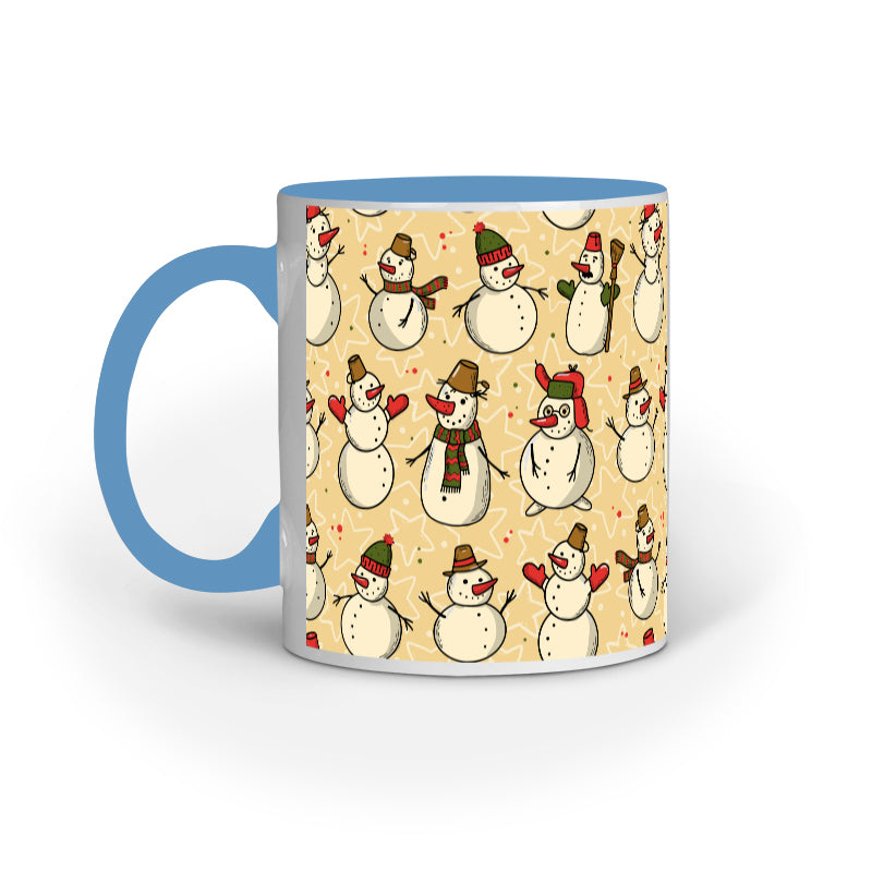 Festive Elegance: Christmas Mug Collection with Diverse Patterns