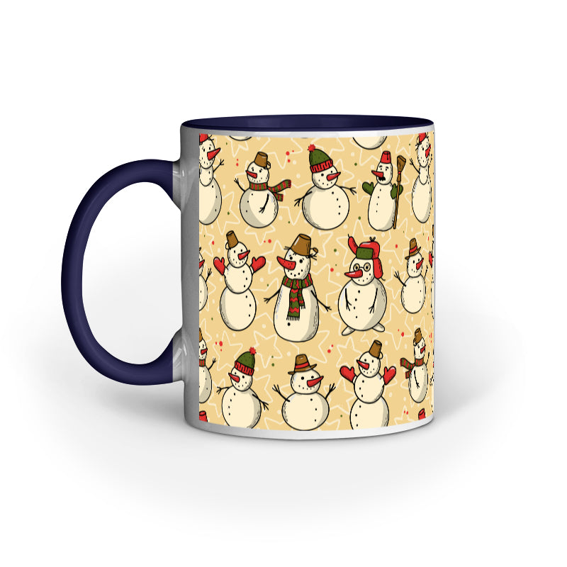 Festive Elegance: Christmas Mug Collection with Diverse Patterns