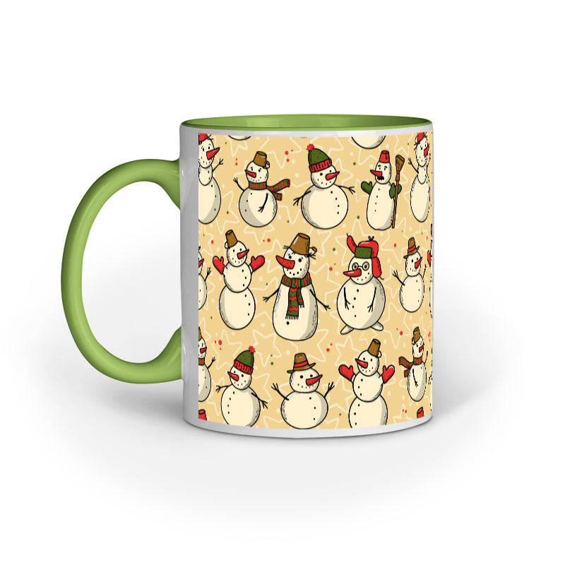 Festive Elegance: Christmas Mug Collection with Diverse Patterns
