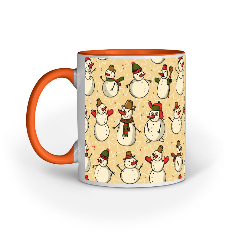Festive Elegance: Christmas Mug Collection with Diverse Patterns