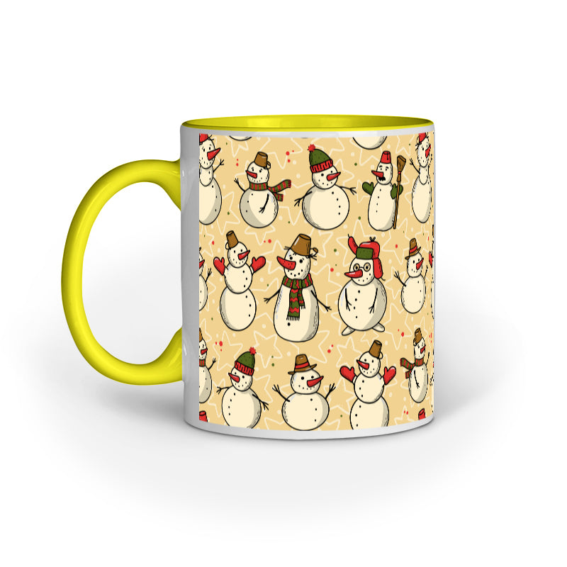 Festive Elegance: Christmas Mug Collection with Diverse Patterns