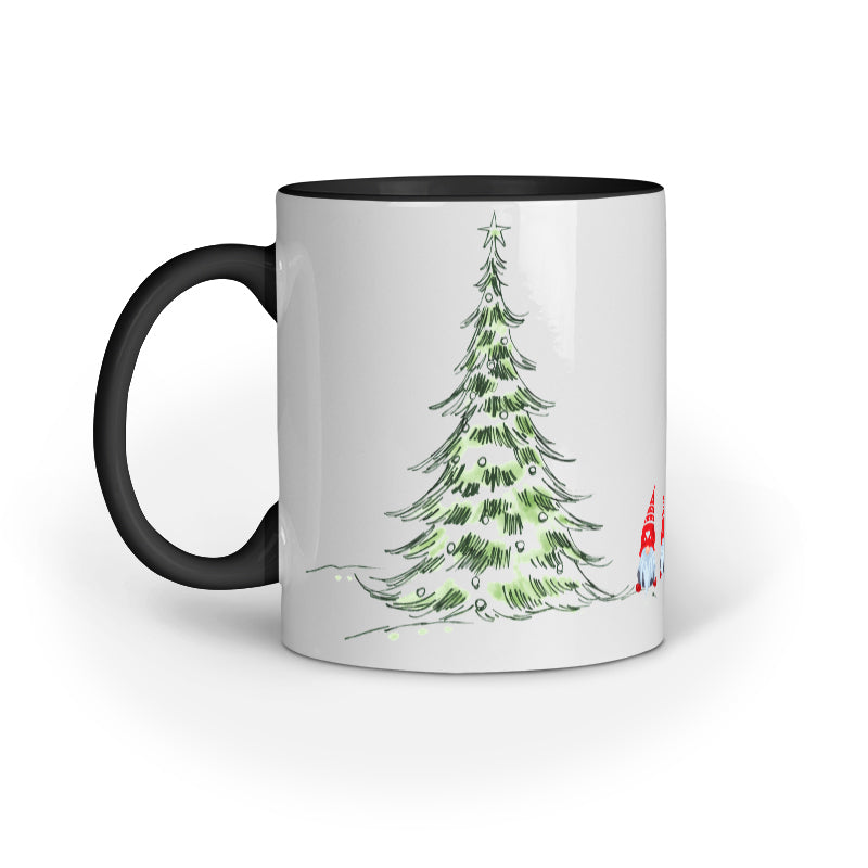 Festive Elegance: Christmas Mug Collection with Diverse Patterns