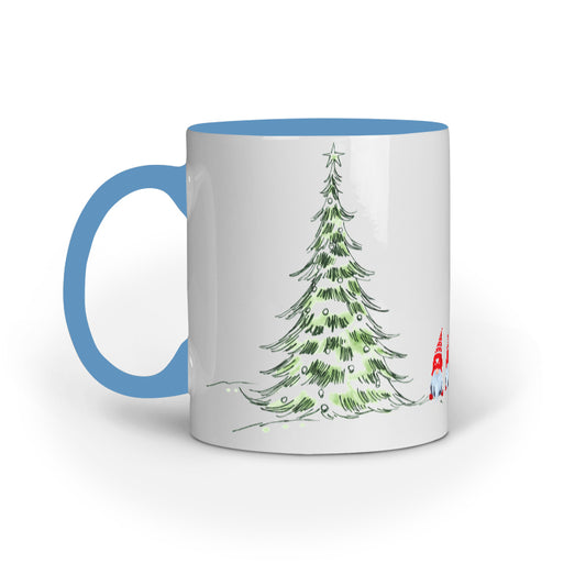 Festive Elegance: Christmas Mug Collection with Diverse Patterns