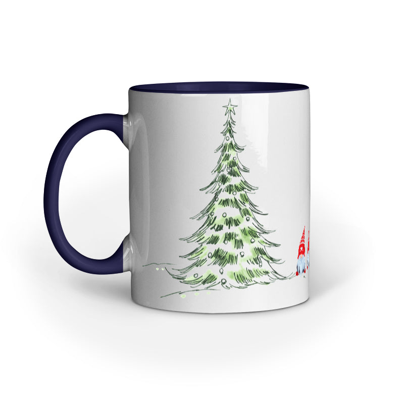 Festive Elegance: Christmas Mug Collection with Diverse Patterns