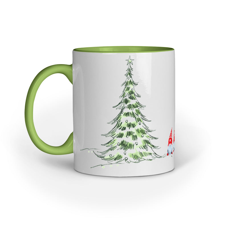 Festive Elegance: Christmas Mug Collection with Diverse Patterns