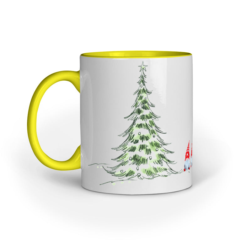 Festive Elegance: Christmas Mug Collection with Diverse Patterns