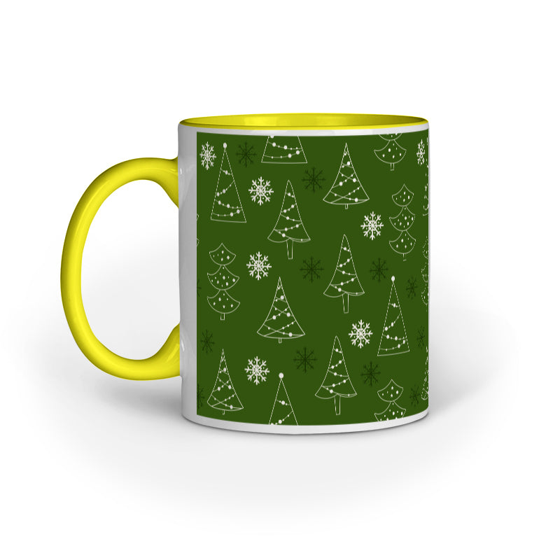 Festive Elegance: Christmas Mug Collection with Diverse Patterns