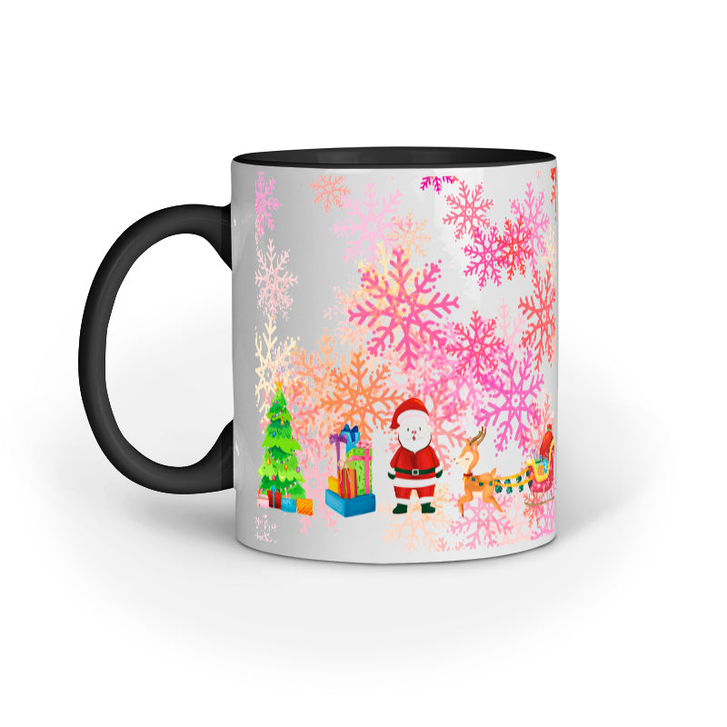 Festive Elegance: Christmas Mug Collection with Diverse Patterns