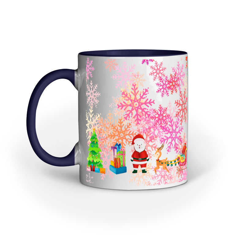 Festive Elegance: Christmas Mug Collection with Diverse Patterns