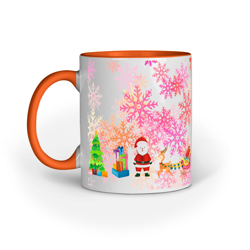 Festive Elegance: Christmas Mug Collection with Diverse Patterns