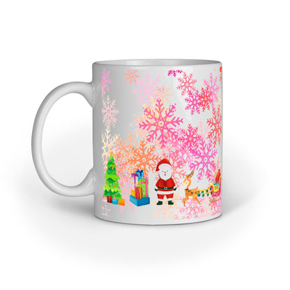 Festive Elegance: Christmas Mug Collection with Diverse Patterns