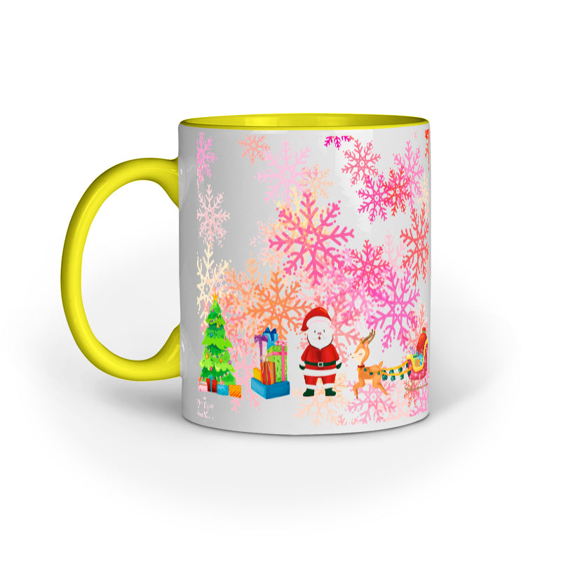 Festive Elegance: Christmas Mug Collection with Diverse Patterns