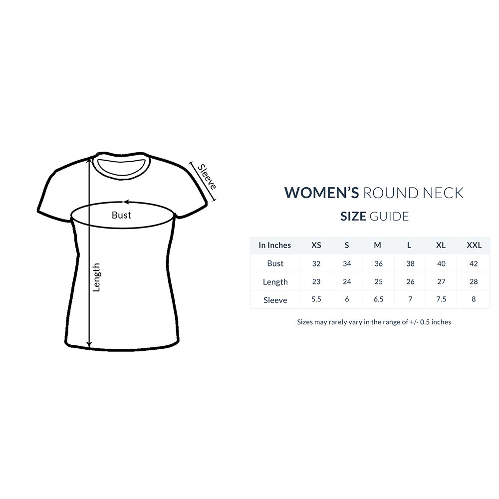 Running on Grace and Coffee: Women's Round Neck T-Shirt for Caffeine Enthusiasts