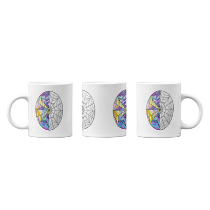 Wednesday Adams Window Printed Mugs