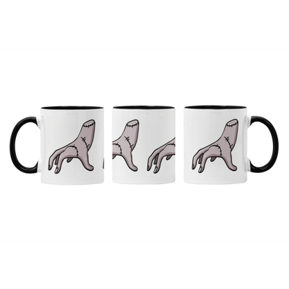 Mysterious Thing Mug: Wednesday's Loyal Companion Printed Design