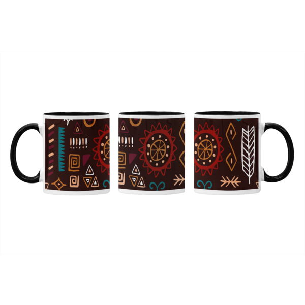 Tribal Motif Mug: Ancient Artistry in Modern Sips