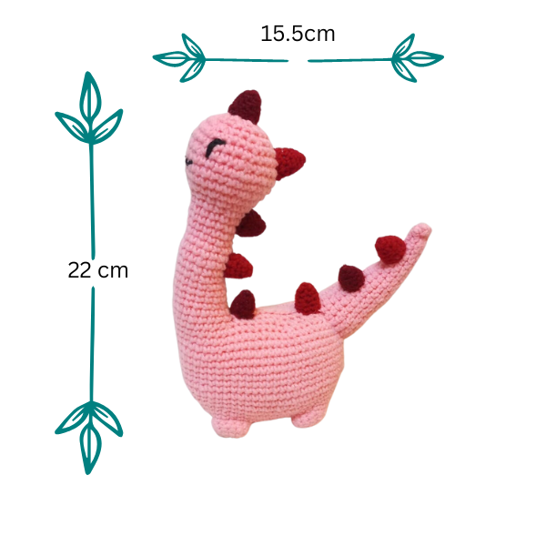 Brachiosaurus Amigurumi Soft Toy: A Cute and Cuddly Dinosaur for Kids of All Ages