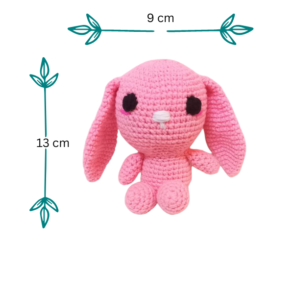 Cute and Cuddly Bunny Amigurumi Soft Toy: The Perfect Gift for Kids of All Ages