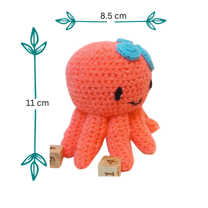 Octopus Amigurumi Soft Toy - A Cute and Cuddly Friend for Kids