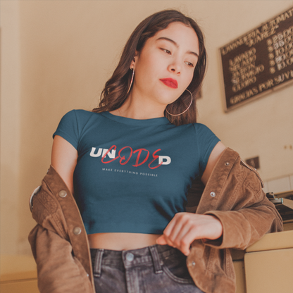 Unlock Possibilities: Uncoded Design Crop Top