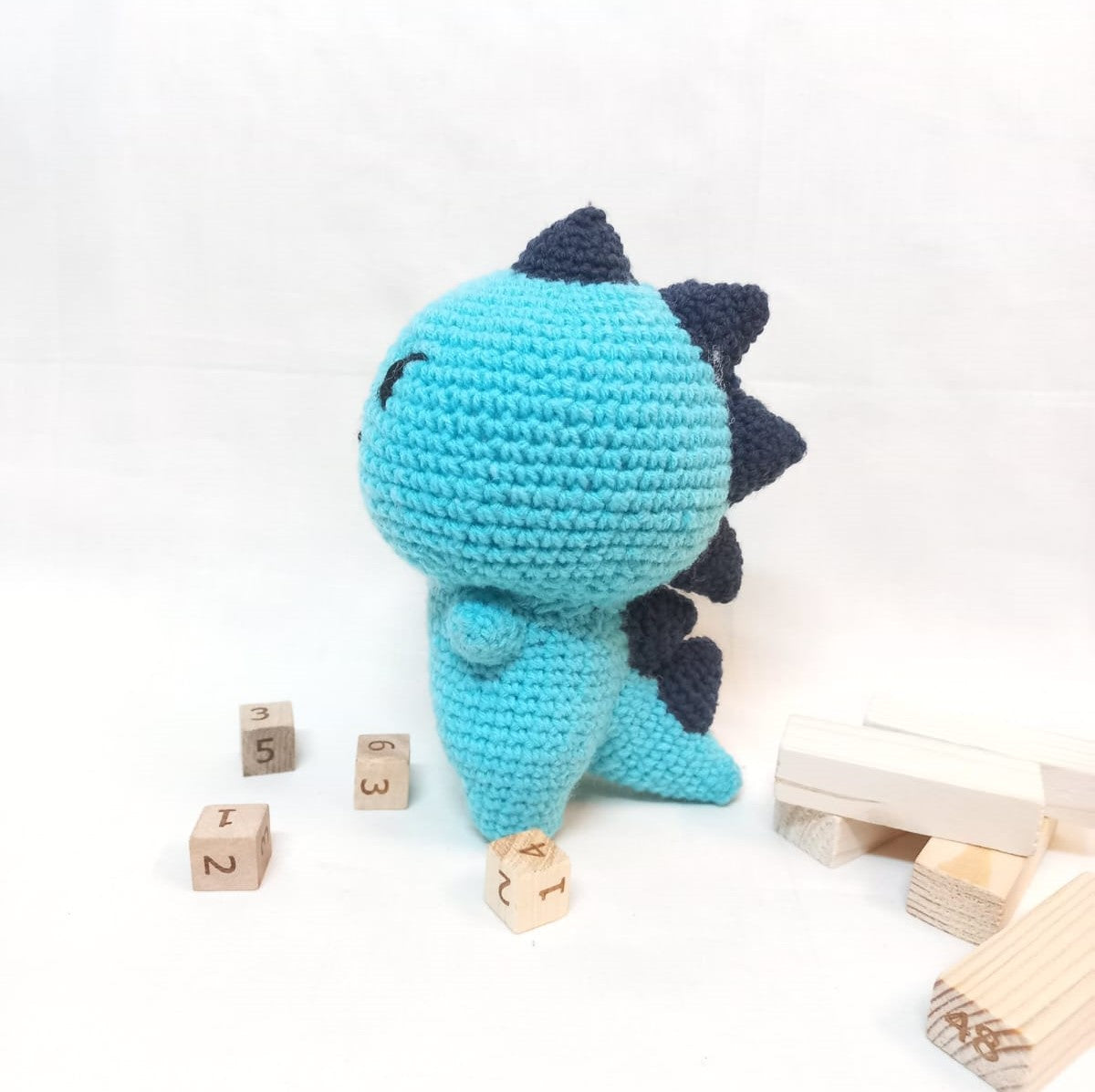 Stegosaurus Turtle Amigurumi Soft Toy - A Cute and Cuddly Prehistoric Friend