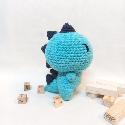 Stegosaurus Turtle Amigurumi Soft Toy - A Cute and Cuddly Prehistoric Friend