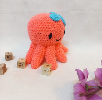 Octopus Amigurumi Soft Toy - A Cute and Cuddly Friend for Kids