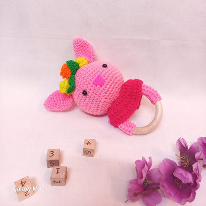 Adorable Bunny Rattle Toy: Soft and Delightful Playtime Pal!