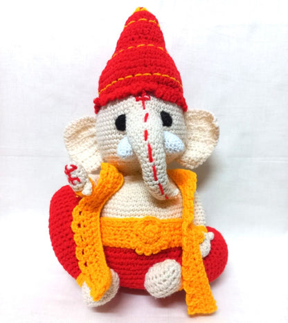 Ganesha Amigurumi Soft Toy: A Cute and Cuddly Hindu Deity for Kids of All Ages