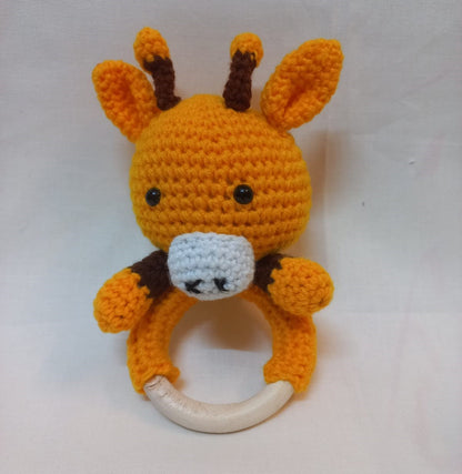 Adorable Giraffe Amigurumi Rattle Toys: Fun and Safe Playmates