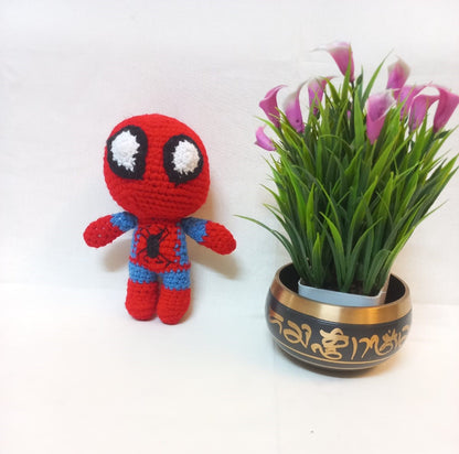 Spider-Man Amigurumi Soft Toy - Iconic Marvel Character